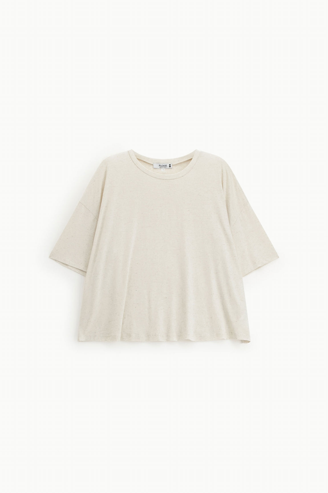 Please T-shirt Naturale T0oheag000