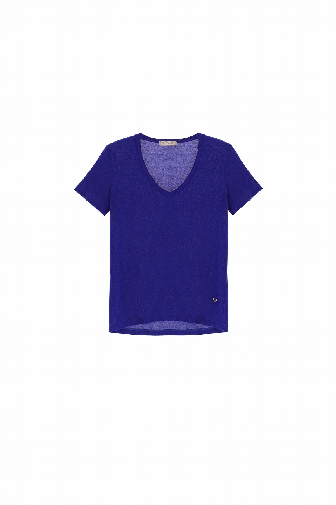 Please T-shirt Royal Blu T0ayop0000