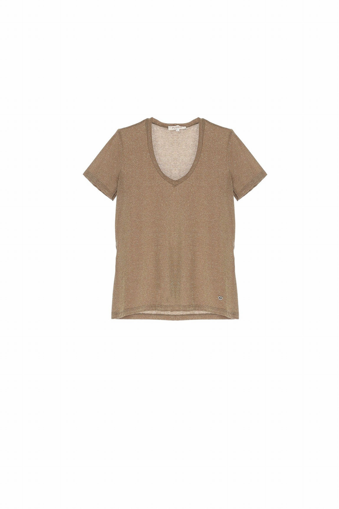 Please T-shirt Sabbia/Oro T0ayop0000