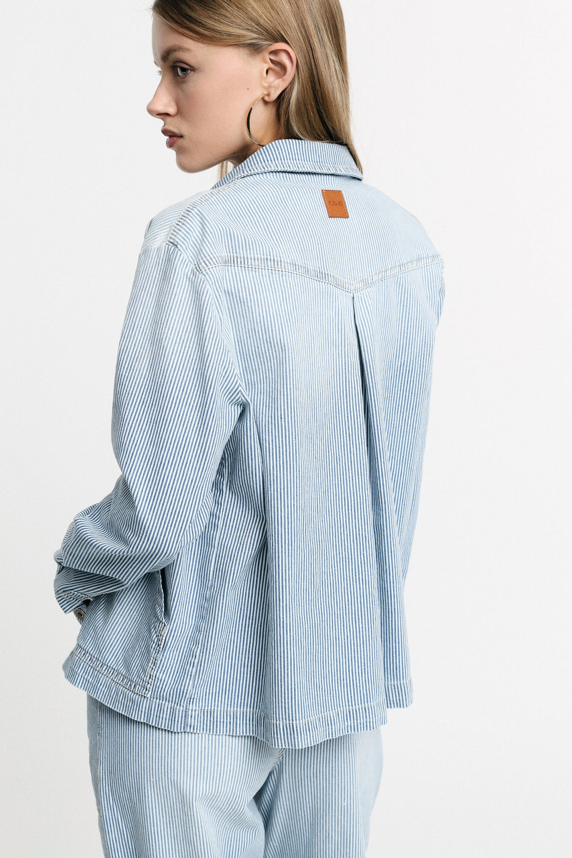 Please Veste Bianco/Blu V73xbfhnuh