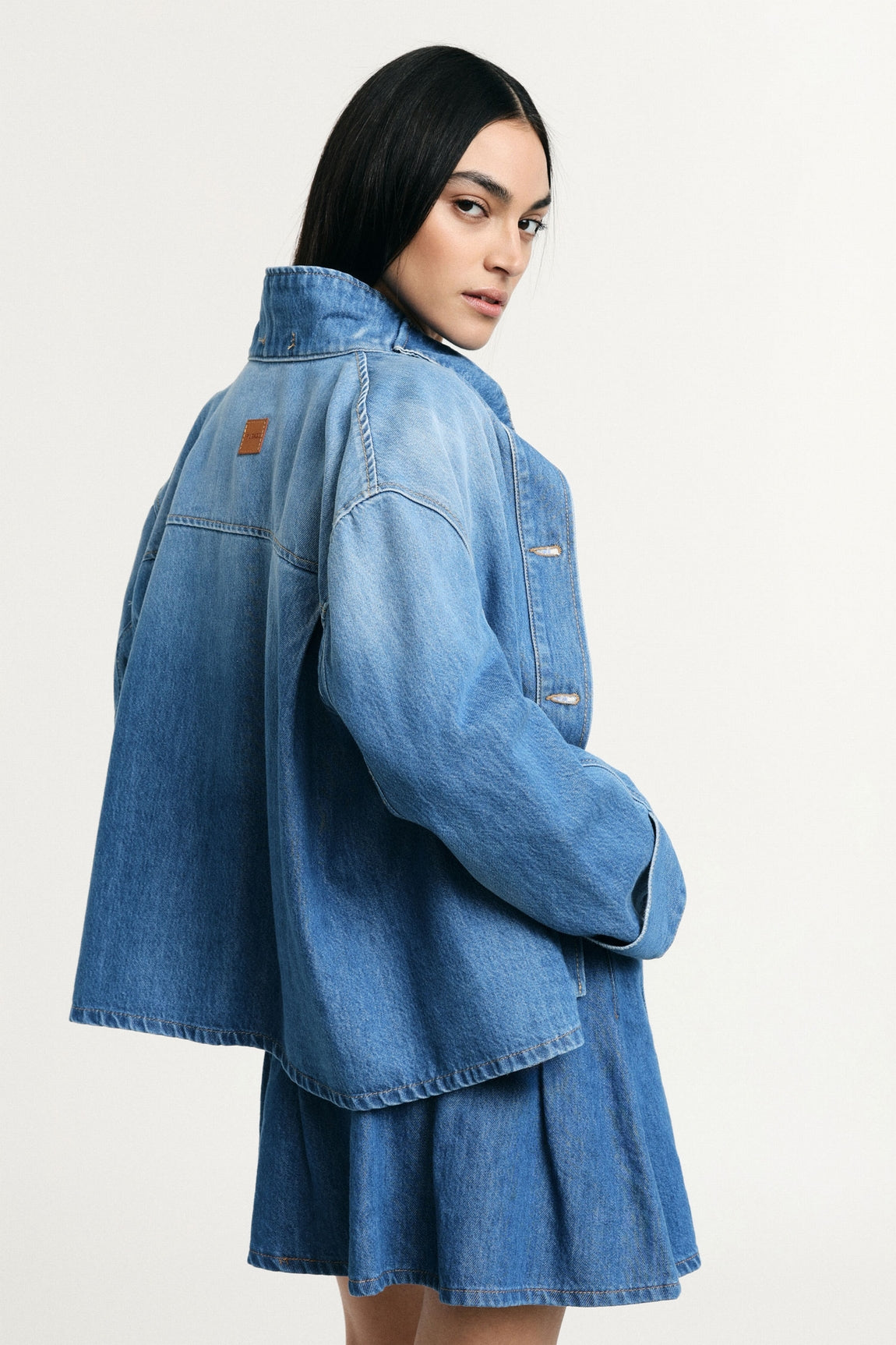 Please Veste Blu Denim V0oxcqzccq