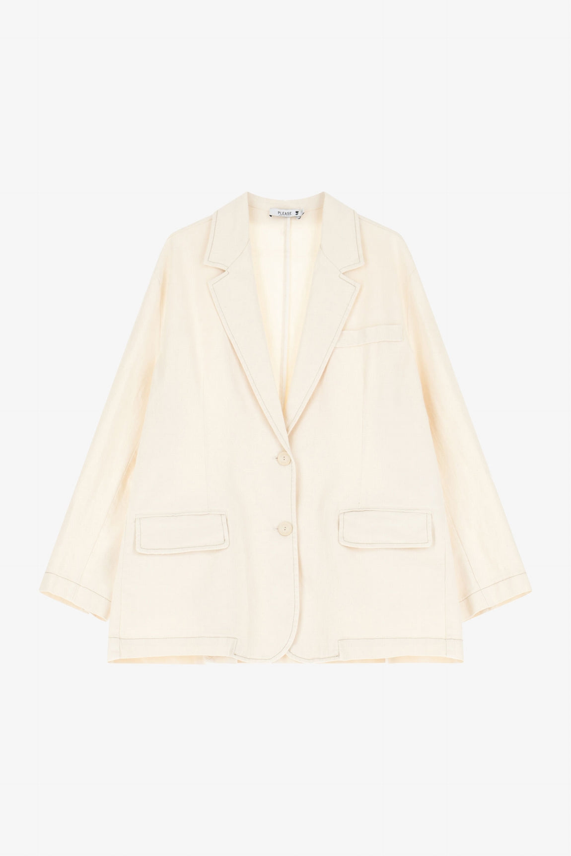 Please Veste Panna J0iaze7i2q